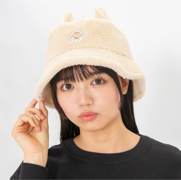 TDR - Fluffy Fluffy Warm Goods x Faux Sherpa Dale Bucket Hat with Ears for Adults