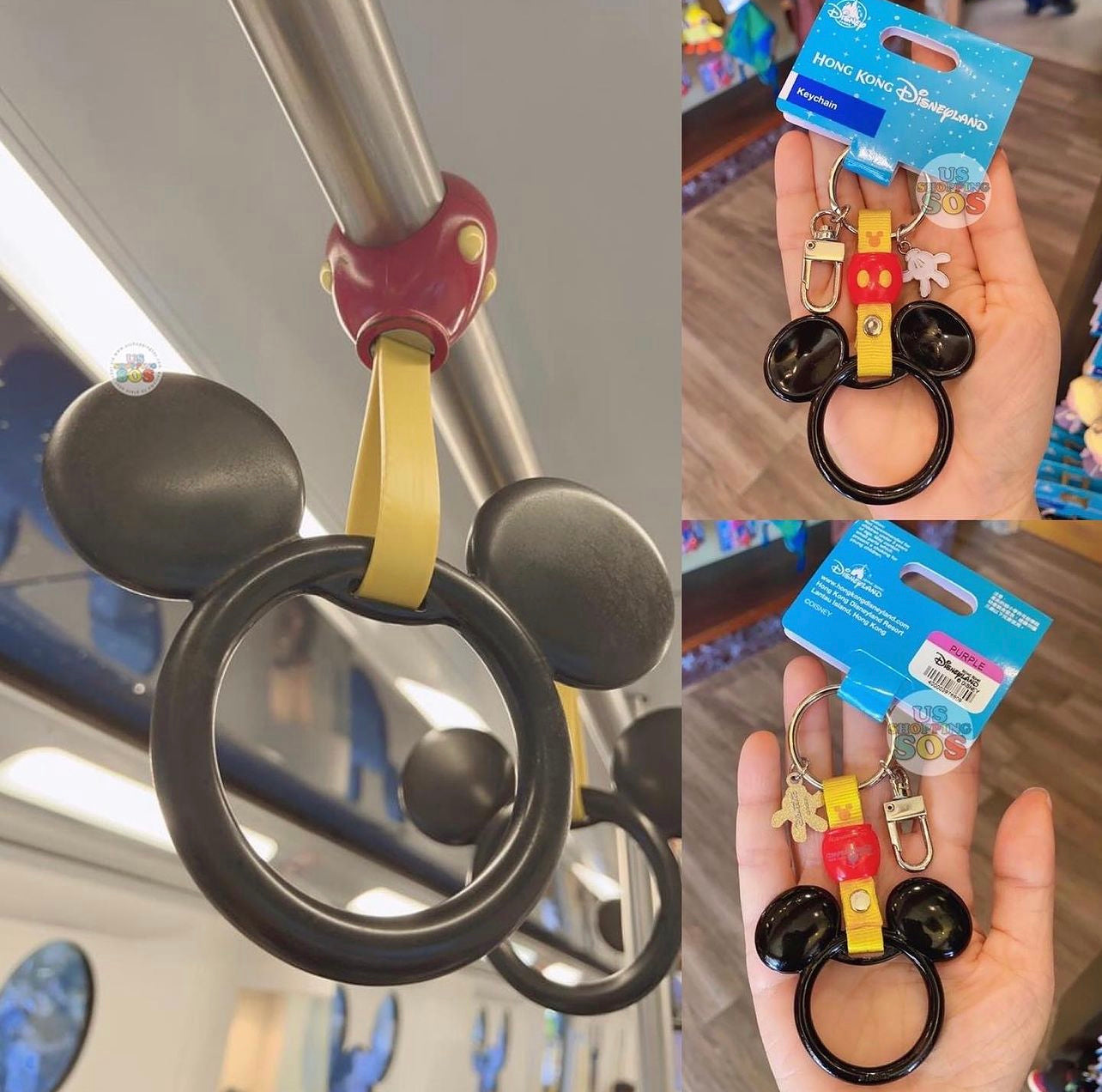 On Hand!!!! HKDL - Mickey Mouse Metro Handle Keychain — USShoppingSOS