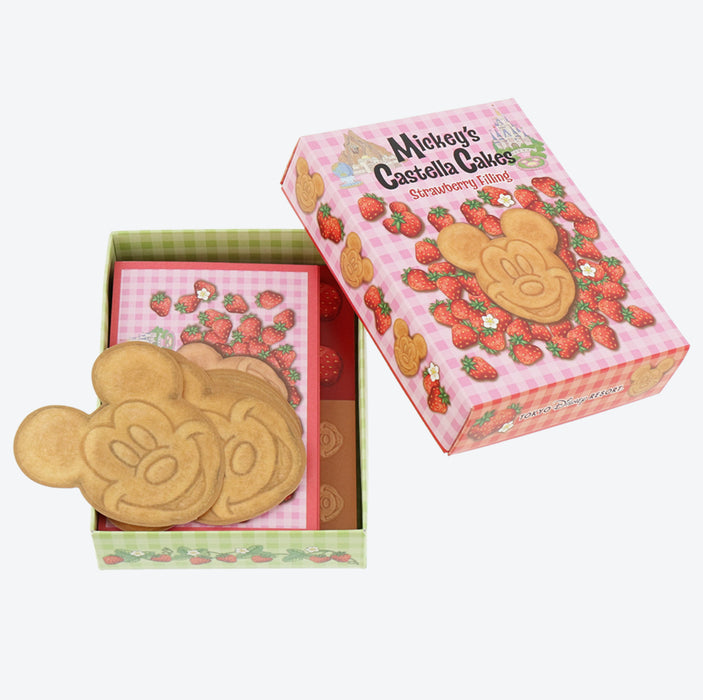 TDR - "Mickey's Castella Cakes Strawberry Filling!" Messge Cards Set (Release Date: Nov 16)
