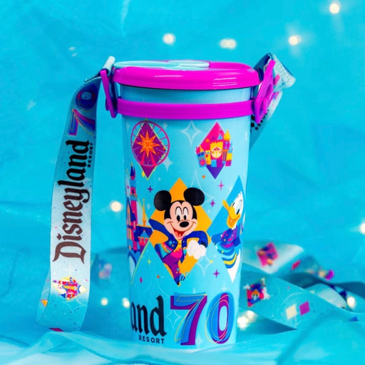 DLR - Disneyland 70th Celebration - Souvenir Travel Tumbler