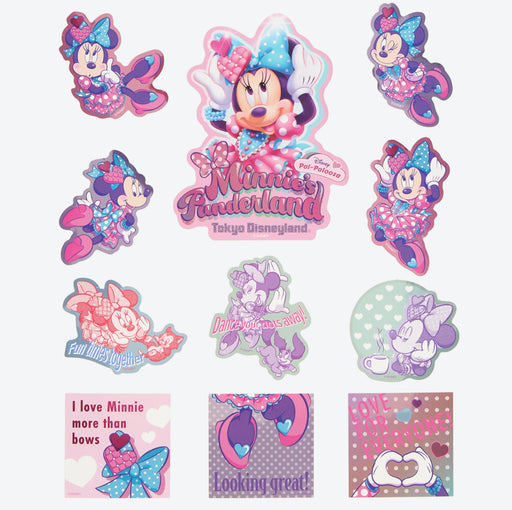 TDR - Minnie's Funderland Collection x Minnie Mouse Stickers Set (Release Date: Jan 9)