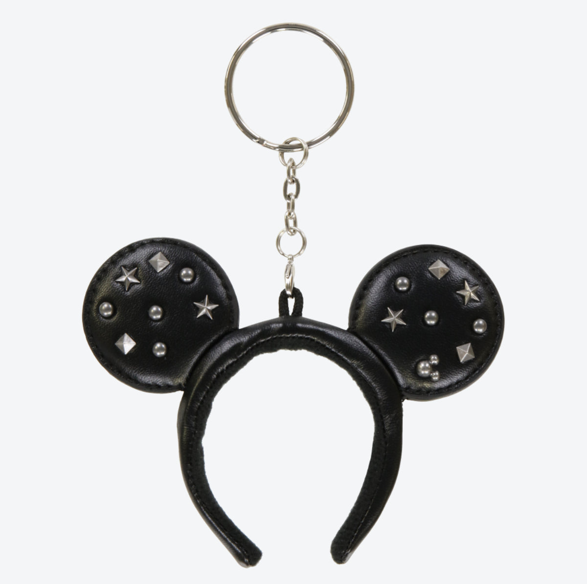 TDR - Mickey Stud Leather Headband Shaped Keychain (Release Date