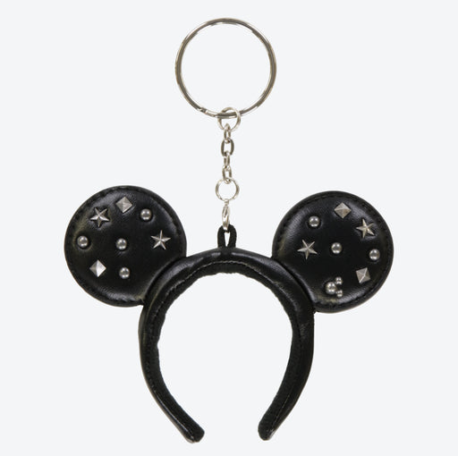 TDR - Mickey Stud Leather Headband Shaped Keychain (Release Date: Nov 16)