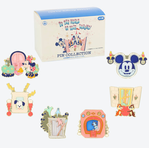 TDR - To the World of Your Dream Collection x Mickey & Friends Mystery Pins Full Box Set (Release Date: Oct 12)