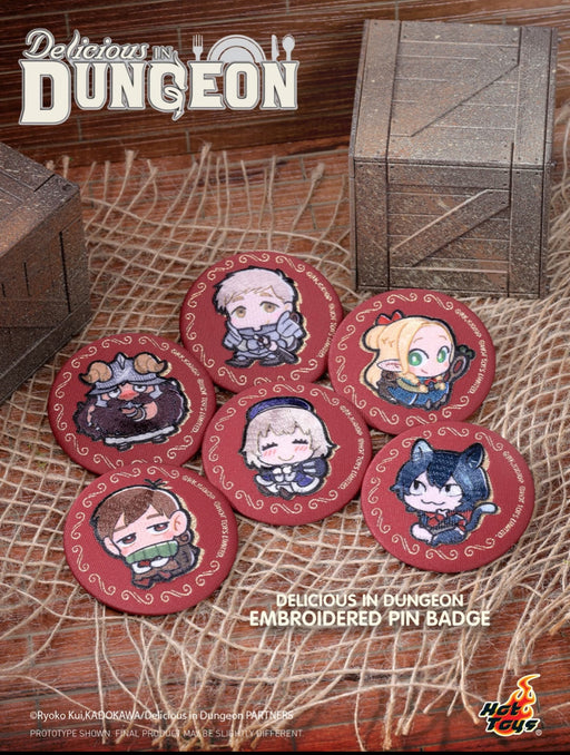 Hot Toy Cosbi - Delicious in Dungeon Blind Box Embroidered Pin Badge (Release Date: Sept 15, 2025)