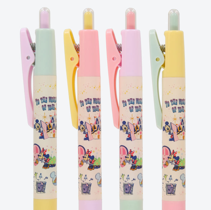 TDR - To the World of Your Dream Collection x Mickey & Friends Ballpoint Pens Set (Release Date: Oct 12)