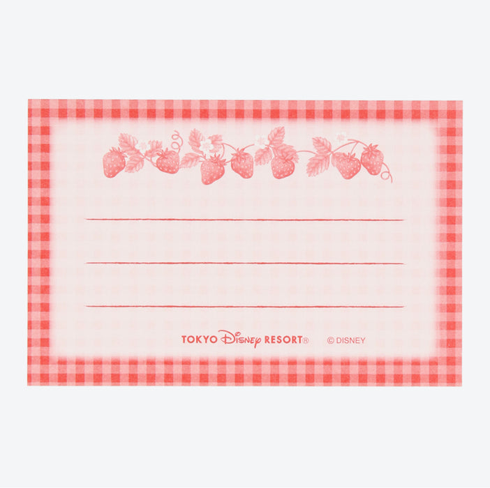 TDR - "Mickey's Castella Cakes Strawberry Filling!" Messge Cards Set (Release Date: Nov 16)