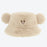 TDR - Fluffy Fluffy Warm Goods x Fluffy Boa Mickey Mouse Bucket Hat with Ear (Color: Beige)