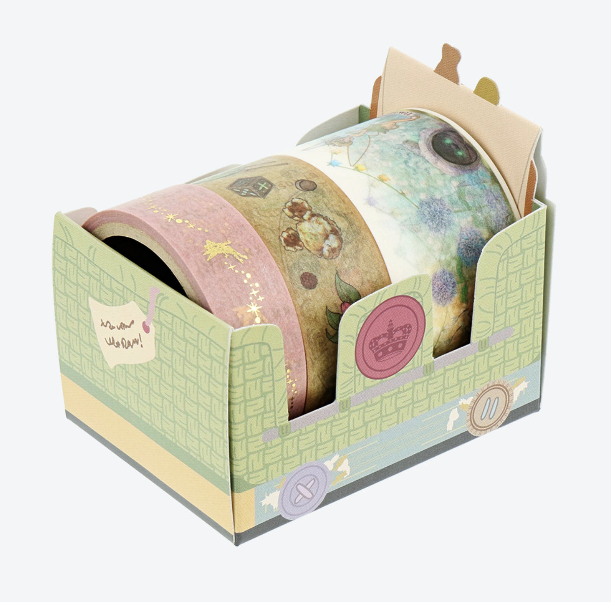 TDR - Fantasy Springs "Fairy Tinkerbell's Busy Buggy" Collection x Masking Tapes Set