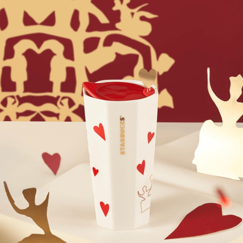 Starbucks 2023 China Xmas Andersen's Fairy Tales Paper-Cut SS Cup