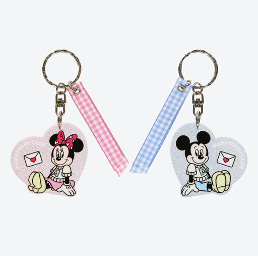 TDR - Mickey & Minnie Mouse "Nakayoshi Club" Collection x Keychains Set (Release Date: Feb 1)