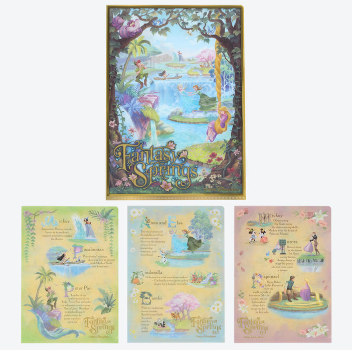 TDR - Fantasy Springs Theme Collection x Clear Folders Set