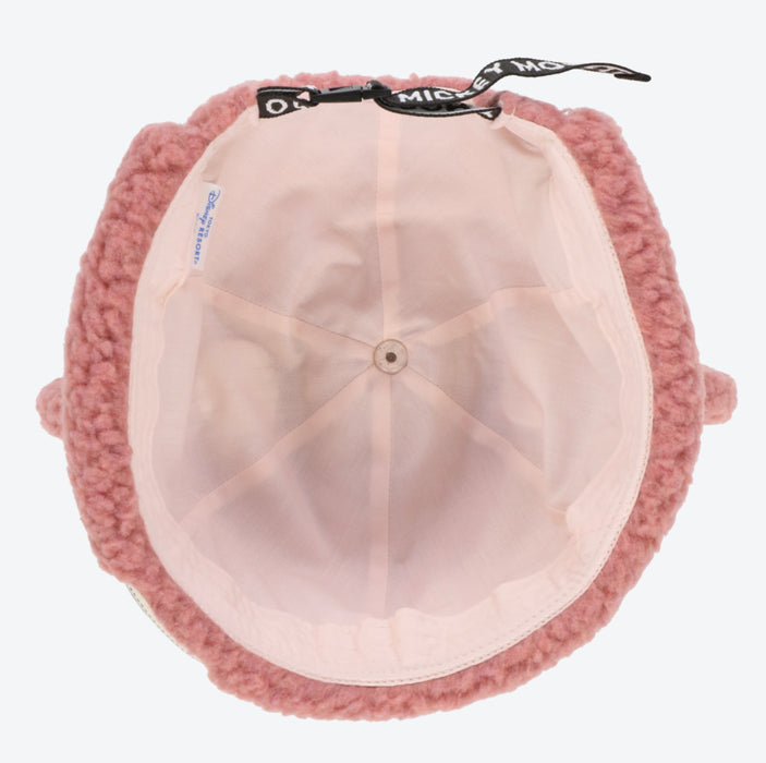 TDR - Fluffy Fluffy Warm Goods x Mickey Mouse Faux Sherpa Hat with Ear (Color: Pink) (Release Date: Oct 26)