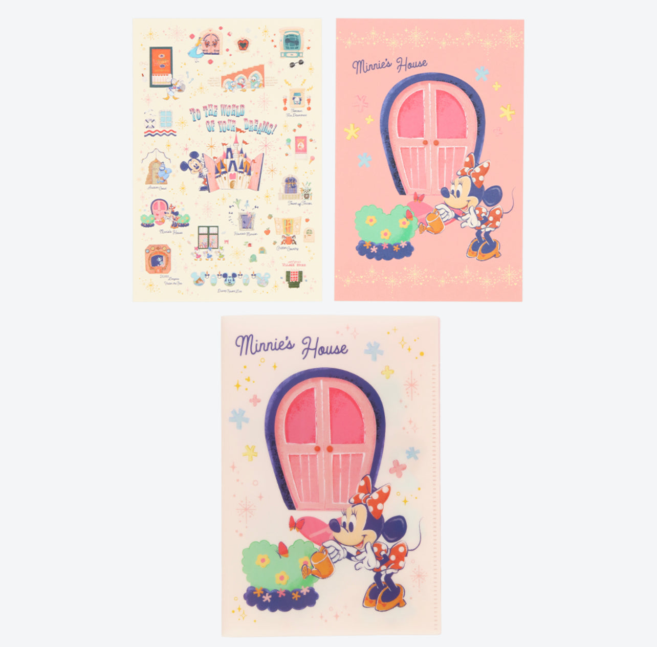 TDR - To the World of Your Dream Collection x Mickey & Friends Clear Holder & Post Card (Release Date: Oct 12)