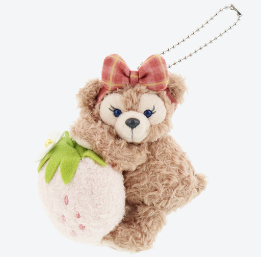 TDR - Duffy & Friends "Heartfelt Strawberry Gift" Collection x ShellieMay "Hugging Strawberry" Plush Keychain (Release Date: Jan 15)
