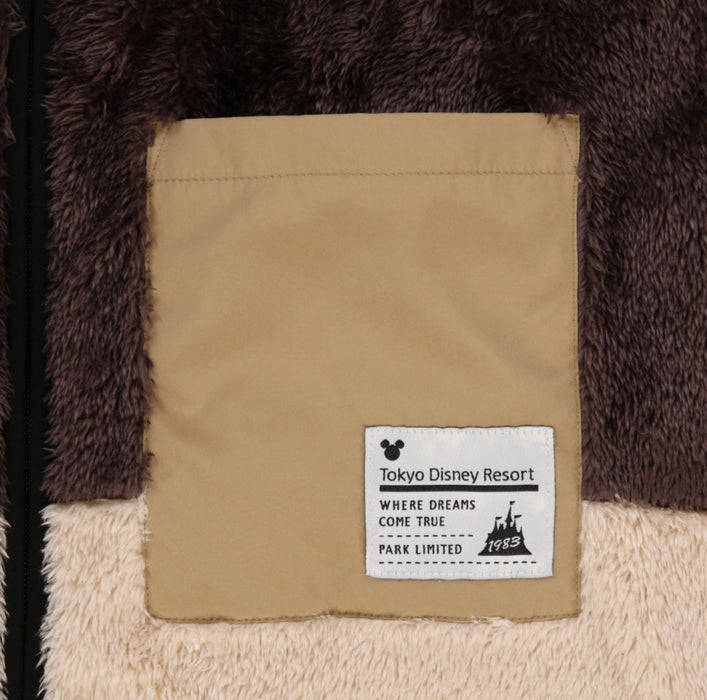 TDR - Mickey Mouse Faux Sherpa Jacket for Adults  x Brown Color