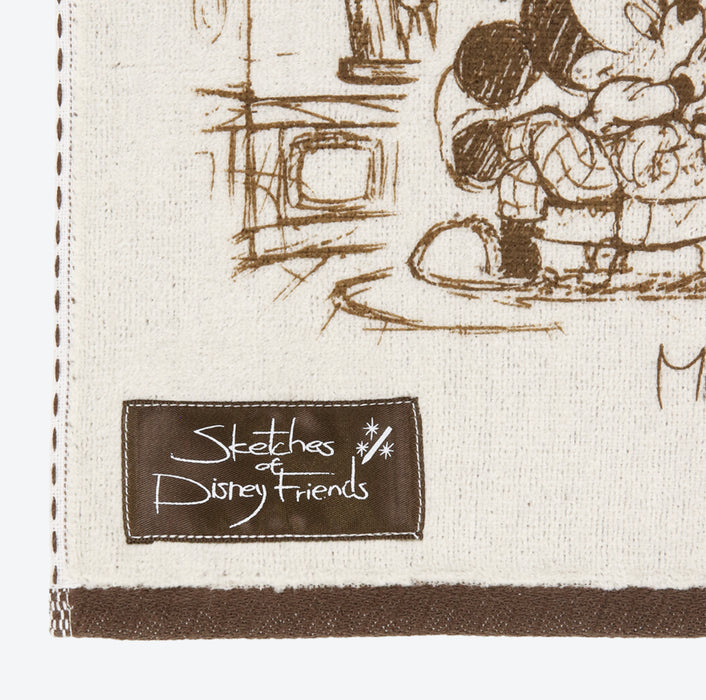 TDR - Sketches of Disney Friends Collection x Mickey Mini Towel