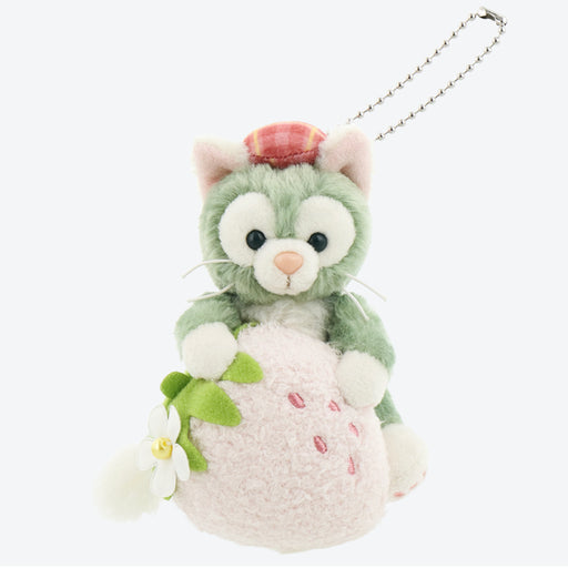 TDR - Duffy & Friends "Heartfelt Strawberry Gift" Collection x Gelatoni "Hugging Strawberry" Plush Keychain (Release Date: Jan 15)
