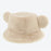 TDR - Fluffy Fluffy Warm Goods x Fluffy Boa Mickey Mouse Bucket Hat with Ear (Color: Beige)