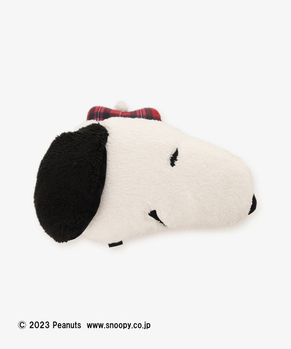 Japan Exclusive - Afternoon Tea x PEANUTS TARTAN x Snoopy Blanket in Cushion (Color: Red)