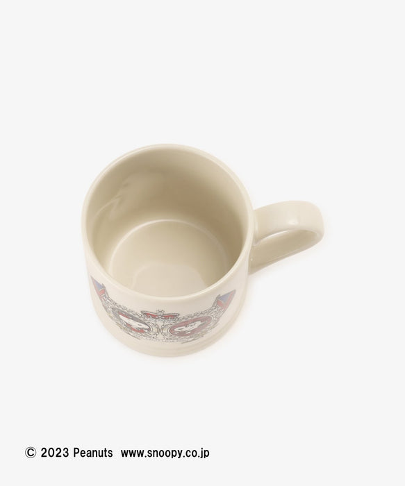 Japan Exclusive - Afternoon Tea x PEANUTS TARTAN x Snoopy Mug (Color: Ivory)