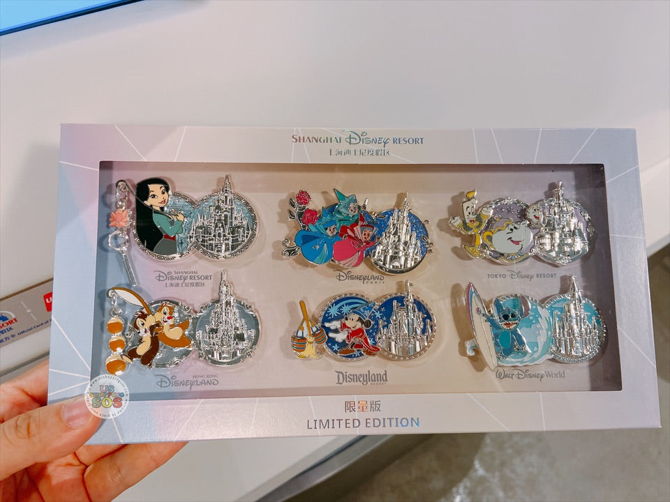 SHDL - Pin Trading Fun Day 2023 Collection x Disney 100 Limited Edition Pin Box Set (LE300)