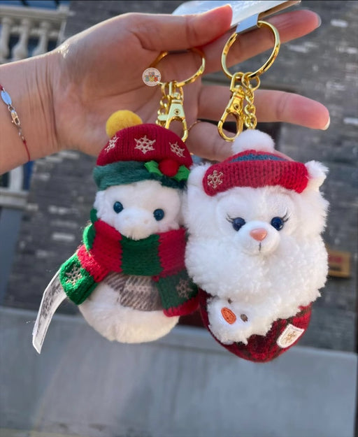 SHDL - Duffy & Friends Winter Snowman Collection x Gelatoni & Olu Mel Plush Keychain Set
