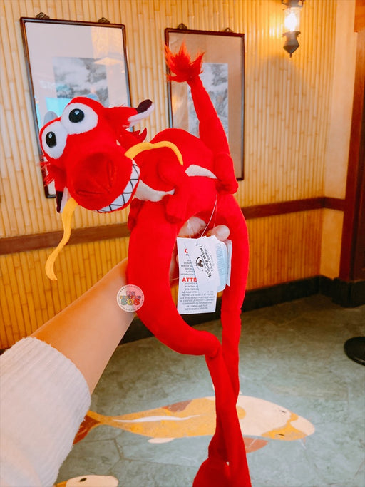 SHDL - Mickey & Friends Lunar New Year 2024 Collection x Mushu "“Head & Tail Moving/Jumping" Headband