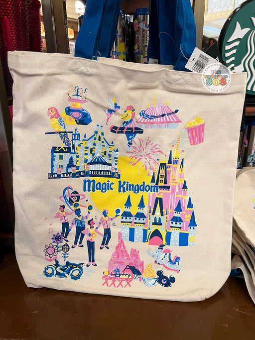 WDW - Starbucks Discovery Series - “Magic Kingdom” Canvas Tote Bag