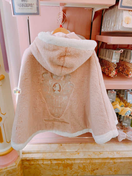 SHDL - Disney Winter Magic Cavalcade Princess Collection x Belle Fluffy Cape for Adults