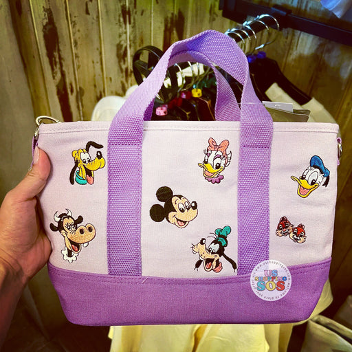 DLR - Vintage Mickey & Friends Purple Mini Tote / Crossbody Bag