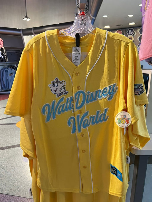 DLR/WDW - Beauty and the Beast Belle Park Logo Yellow Baseball Jersey (Adult)