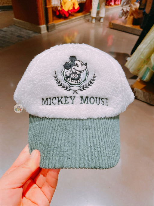SHDL - Mickey Mouse Sherpa Cap for Adults (Color: Green)