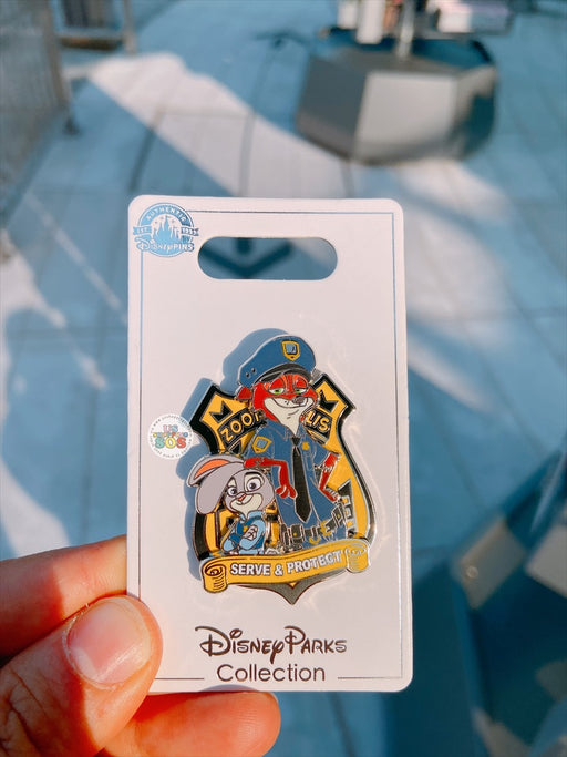 SHDL - Zootopia x Judy Hopps & Nick Wilde Police "Serve & Protect" Pin