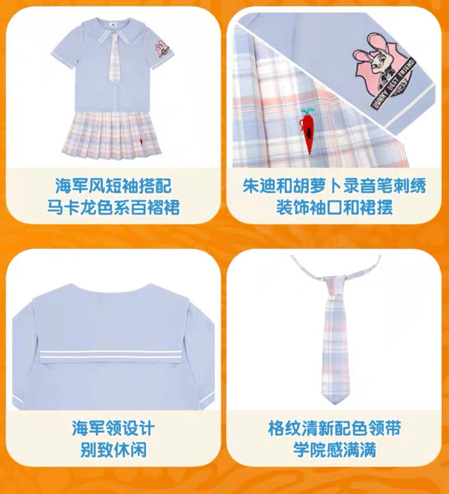 SHDL - Zootopia x Judy Hopps Shirt and Skirt Set for Adults