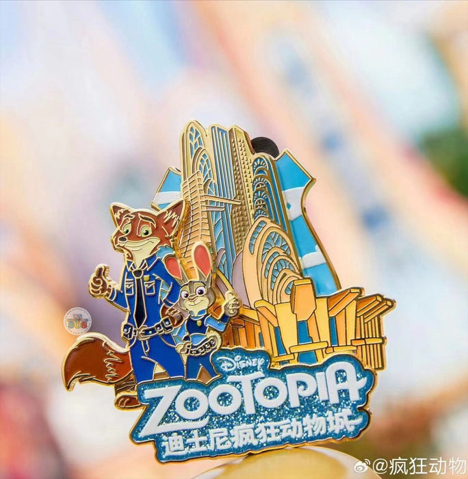 SHDL - Zootopia x Judy Hopps & Nick Wilde Limited Edition 800 Pin