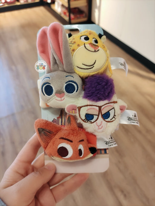 SHDL - Zootopia x Judy Hopps, Nick Wilde, Officer Clawhauser & Bellwether Plushy Hair Accessories Set