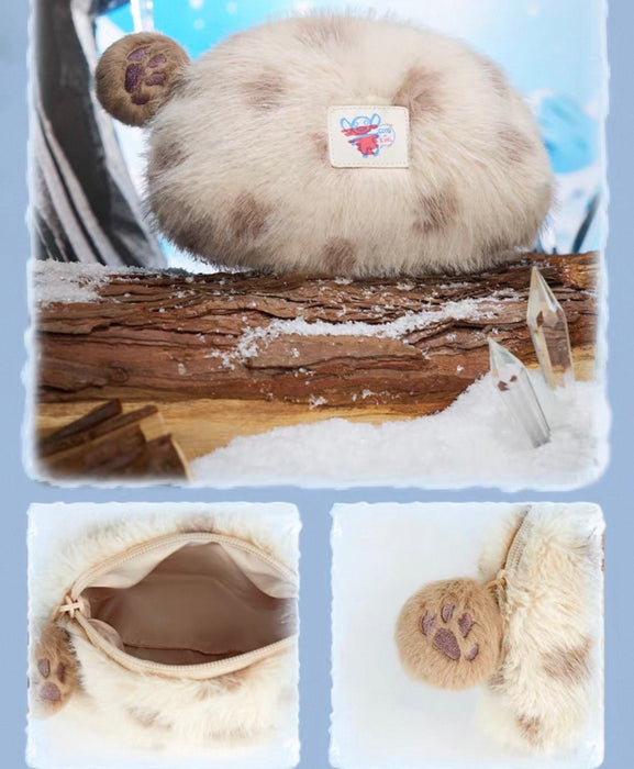 SHDS - 2026 Stitch & Friends Glacier Tribe Collection x Stitch Fluffy Pouch (Release Date: Oct 31, 2026)