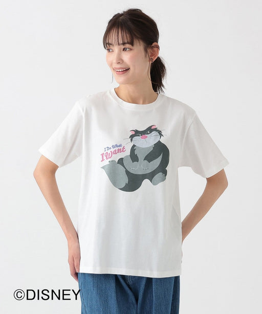 Japan Afternoon - Disney CATS & DOGS COLLECTION x Figaro Printed T-shirt for Adults