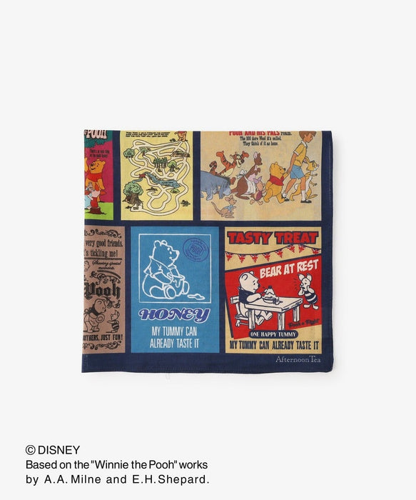 Japan Afternoon Tea x 2026 Winnie the Pooh Collection x Printed Handkerchief Size Large