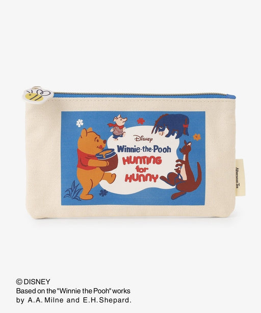 Japan Afternoon Tea x 2026 Winnie the Pooh Collection x Winnie the Pooh & Piglet Flat Make Up Bag