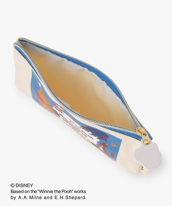 Japan Afternoon Tea x 2026 Winnie the Pooh Collection x Winnie the Pooh & Piglet Flat Make Up Bag