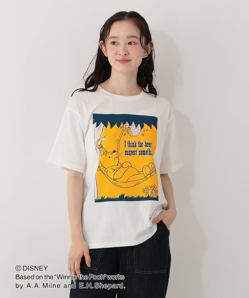Japan Afternoon Tea x 2026 Winnie the Pooh Collection x Winnie the Pooh Honey Print T-shirt For Adults