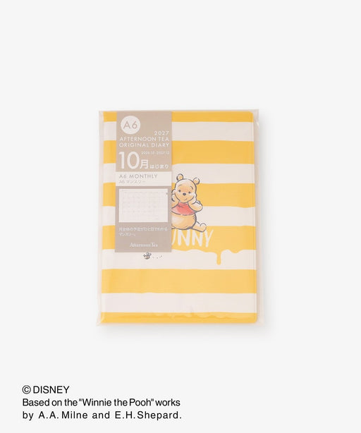 Japan Afternoon Tea x 2026 Winnie the Pooh Collection x Calendar A6