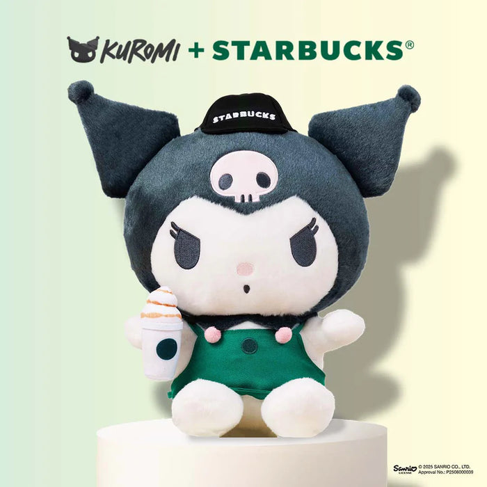 Starbucks Hong Kong - KUROMI + Starbucks Coffee Barista Style Plush - Huggable Size (Pre Order, Ship Out Date: Feb 2026)