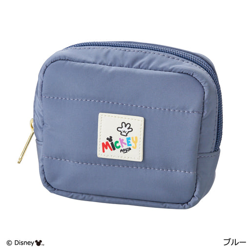 Japan Exclusive - "Hang Out with Disney Pals" Collection x Square Pouch (Color: Blue)