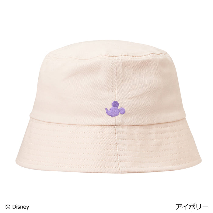 Japan Exclusive - "Hang Out with Disney Pals" Collection x Mickey Mouse Twill Bucket Hat (Color: Ivory)