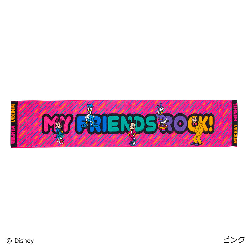 Japan Exclusive - "Hang Out with Disney Pals" Collection x Disney Muffler Towel (Color: Pink)