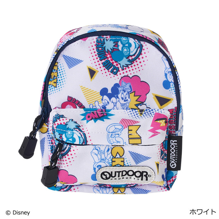 Japan Exclusive - "Hang Out with Disney Pals" Collection x Outdoor Backpack Type Pen Case (Color: White)