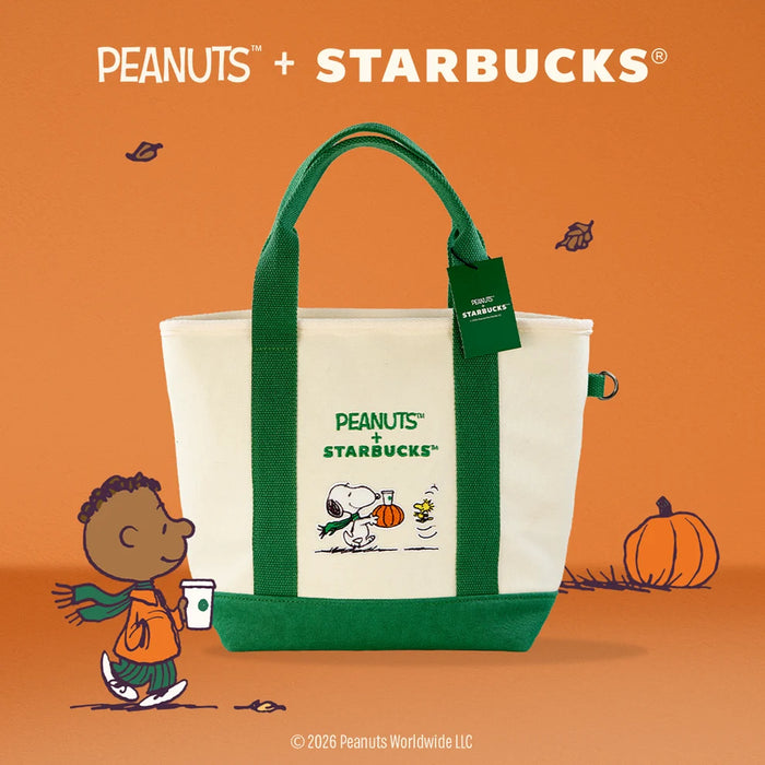 Starbucks Hong Kong - 2026 PEANUTS™ + STARBUCKS® Collection x Great Pumpkin™ Canvas Mini Tote
